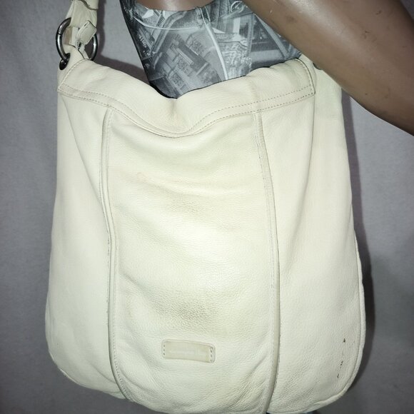 Christopher Kon Alanna Cream Colored Hobo Leather Bag - Picture 4 of 16